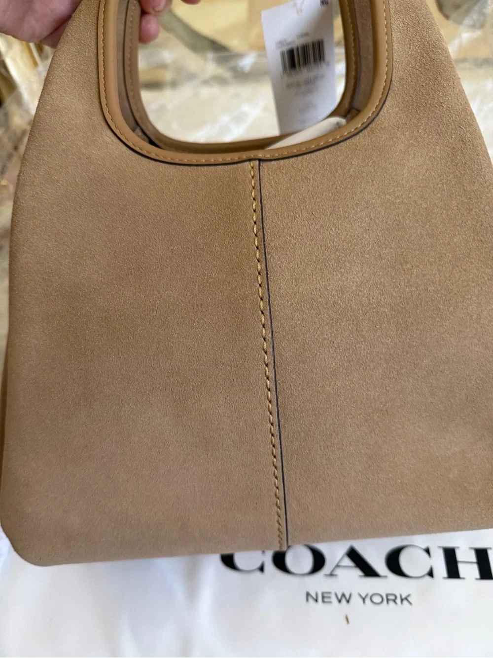 Coach Peanut  Suede Lana 23 Satchel NWT HTF